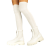 Γυναικεία μπότακια   Camille λευκά, 3 - Kalapod.gr